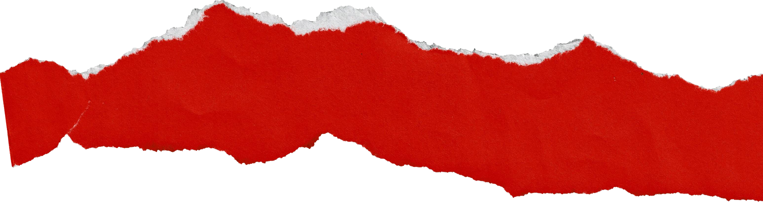 Red Ripped Paper